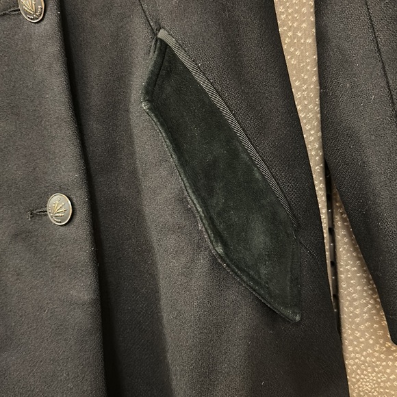 🔥🔥🔥 Rag & Bone Black Wool Lamb leather Jacket Coat - Picture 8 of 16